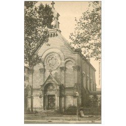 carte postale ancienne 35 RENNES. Temple Protestant vers 1900