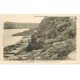 carte postale ancienne 35 ROTHENEUF. L'Ermite sculptant les Rochers