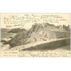 carte postale ancienne 35 SAINT-LUNAIRE. Croix du Décollé 1903