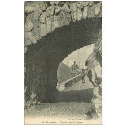 carte postale ancienne 05 BRIANCON. Tunnel près du Château