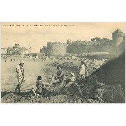 35 SAINT-MALO. Château Grande Plage 1932
