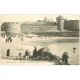 carte postale ancienne 35 SAINT-MALO. Château Grande Plage vers 1900