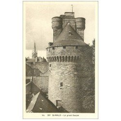 carte postale ancienne 35 SAINT-MALO. Grand Donjon 357