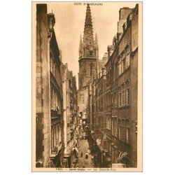 carte postale ancienne 35 SAINT-MALO. Grande Rue