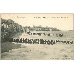 carte postale ancienne 35 SAINT-MALO. Le Sillon