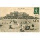 carte postale ancienne 35 SAINT-MALO. Plage Fort National 1912