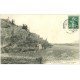 carte postale ancienne 35 SAINT-MALO. Touristes Tombeau Chateaubriand 11909