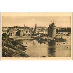 carte postale ancienne 35 SAINT-SERVAN. Port et Tour Solidor 1791