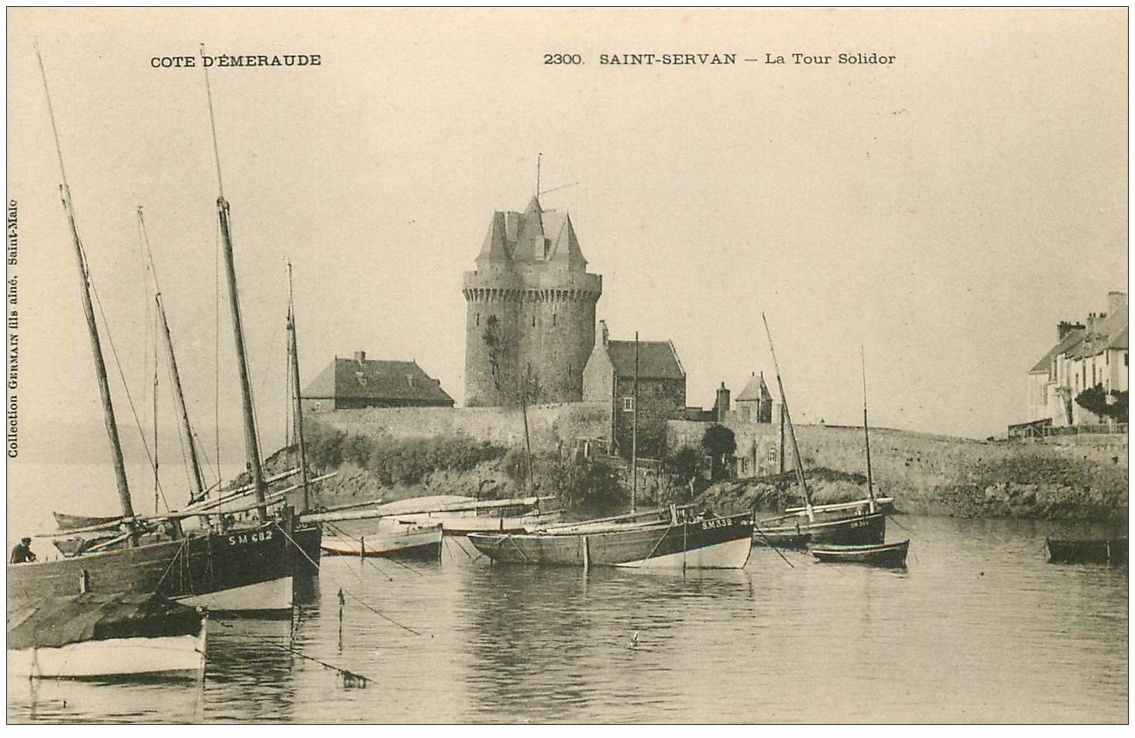 Saint-Servan, la Tour Solidor par Bernard Buffet sur
