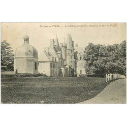 carte postale ancienne 35 VITRE environs. Château Rochers 1908
