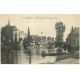 carte postale ancienne 36 ARGENTON. Eglise et Moulin de Bord