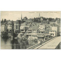 carte postale ancienne 36 ARGENTON. Vieilles Galeries Pont Vieux