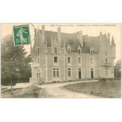 carte postale ancienne 36 ARTHON. Château Chandaire 1912