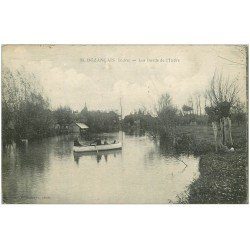 carte postale ancienne 36 BUZANCAIS. Ballade en barque 1916