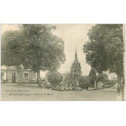 carte postale ancienne 36 BUZANCAIS. Place Mairie