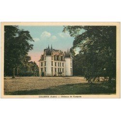 carte postale ancienne 36 CHABRIS. Châteaux Campoix 1936