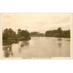 carte postale ancienne 36 CHABRIS. Le Cher 1938