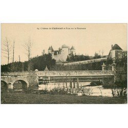 carte postale ancienne 36 CHATEAU DE CHABENET. Pont sur Bouzanne