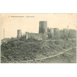 carte postale ancienne 36 CHATEAUBRUN 1904. Carte déliassée...