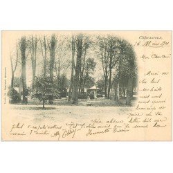 carte postale ancienne 36 CHATEAUROUX. Jardin Public 1901