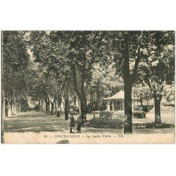 carte postale ancienne 36 CHATEAUROUX. Jardin Public enfants