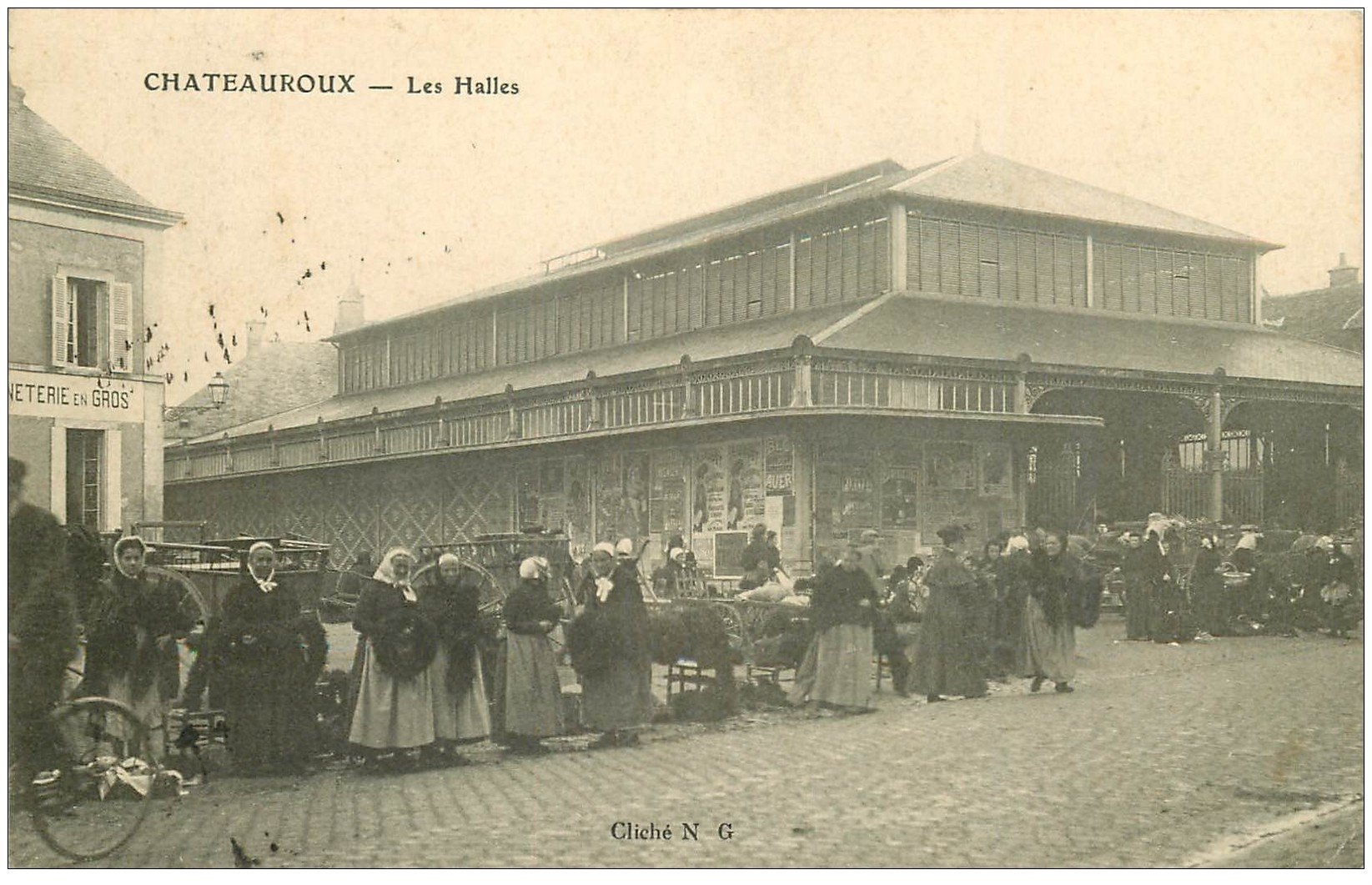36 Chateauroux Les Halles Vers 1908 36 Chateauroux Les Halles Vers 1908