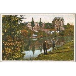 carte postale ancienne 36 CHATEAUROUX. Pêcheurs à la ligne