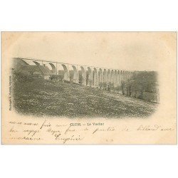 carte postale ancienne 36 CLUIS. Le Viaduc 1902