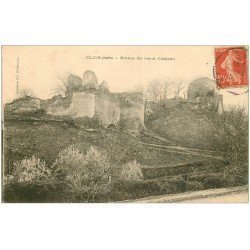 carte postale ancienne 36 CLUIS. Vieux Château