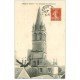 carte postale ancienne 36 DEOLS. Clocher Abbaye 1909