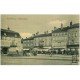 carte postale ancienne 01 PONT-DE-VAUX. Place Joubert. Café des Négiciants