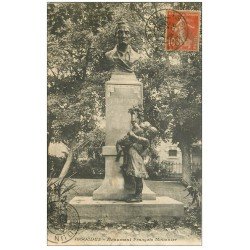 carte postale ancienne 36 ISSOUDUN. Monument Mousnier 1916