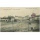 carte postale ancienne 36 ISSOUDUN. Place des Marché 1915