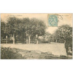 carte postale ancienne 36 LA CHATRE. Abbaye 1904 (carte molle)...