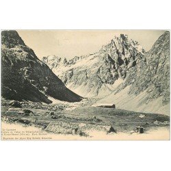 carte postale ancienne 05 LE LAUTARET. Chalets de l'Alpe du Villard d'Arène et Roche Meane