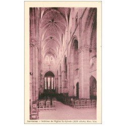 carte postale ancienne 36 LEVROUX. Eglise intérieur