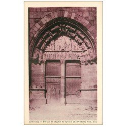 carte postale ancienne 36 LEVROUX. Eglise portail