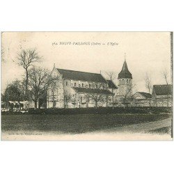 carte postale ancienne 36 NEUVY-PAILLOUX. Eglise 1923