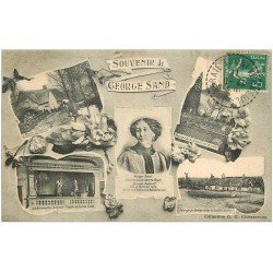 carte postale ancienne 36 PAYS DU BERRY. Souvenir Georges Sand 1911