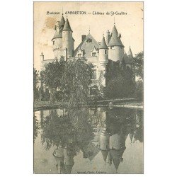 carte postale ancienne 36 SAINT-GAULTIER. Château