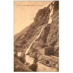 carte postale ancienne 05 LE LAUTARET. Gorge de la Romanche 1935