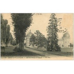 carte postale ancienne 36 VALENCAY. Allée Prince Espagne 1910. Timbre manquant