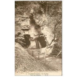 carte postale ancienne 36 VALENCAY. Château Grottes du Parc