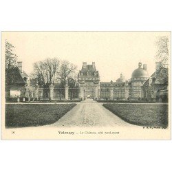 carte postale ancienne 36 VALENCAY. Château. Côté nord-ouest