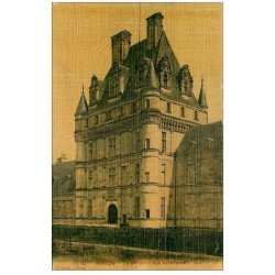 carte postale ancienne 36 VALENCAY. Donjon Carte Toilée 1920