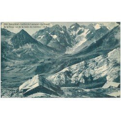 carte postale ancienne 05 LE LAUTARET. Meije et Route du Galibier