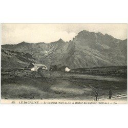 carte postale ancienne 05 LE LAUTARET. Rocher du Galibier