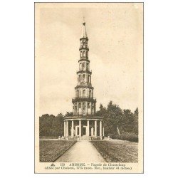 carte postale ancienne 37 AMBOISE. Pagode Chanteloup 1938