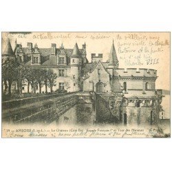 carte postale ancienne 37 AMBOISE. Tour des Minimes 1919