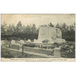 carte postale ancienne 37 AVON. Monument Soldats Belges 1916